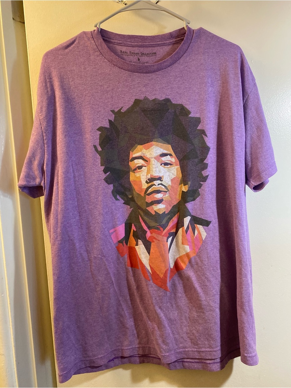 Purple Graphic Crewneck T-Shirt